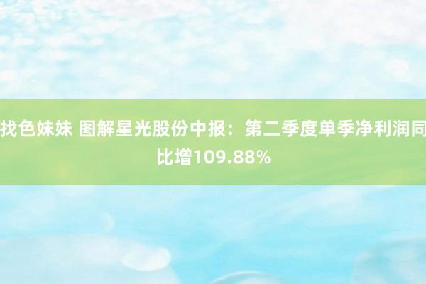 找色妹妹 图解星光股份中报:第二季度单季净利润同比增109.88%