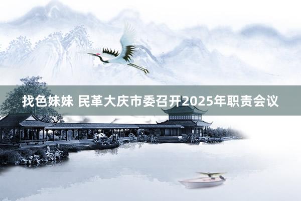 找色妹妹 民革大庆市委召开2025年职责会议